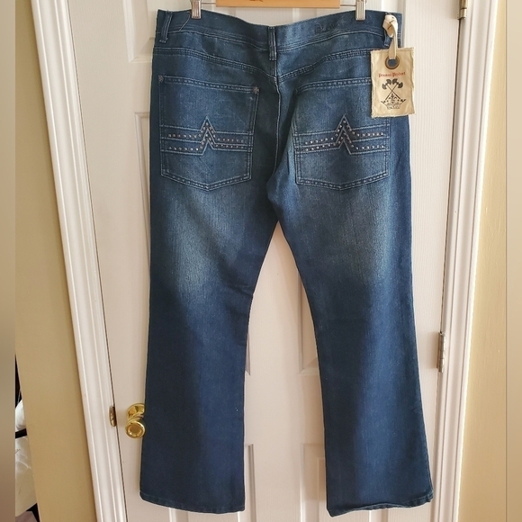 NWT Boot cut black label men's premium jeans size 40 - Picture 1 of 10